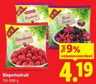 Aanbieding: Diepvriesfruit