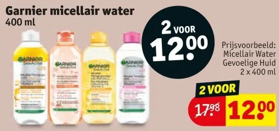 Aanbieding: Micellair water