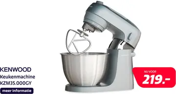 Aanbieding: Kenwood KZM35.000GY
