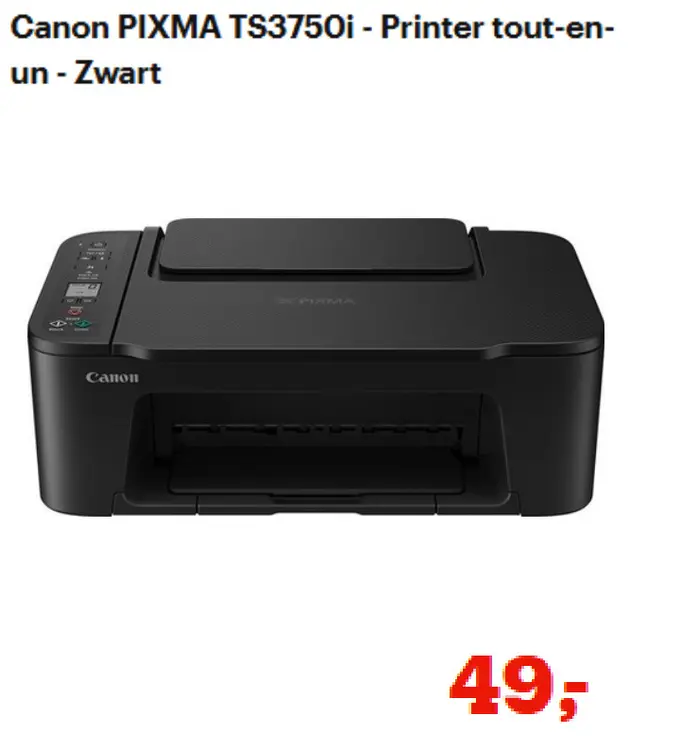 Offre: PIXMA TS3750i