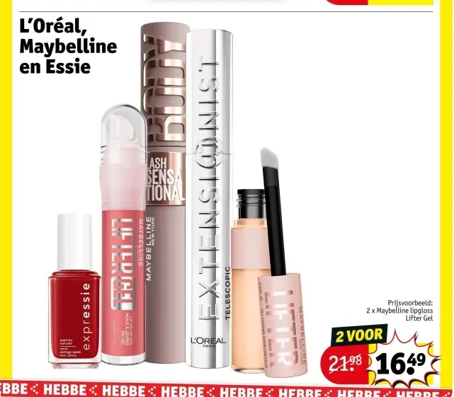 Promotie: Maybelline lipgloss Lifter Gel