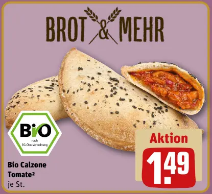 Aanbieding: Bio Calzone Tomate