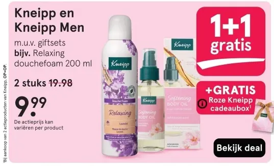 Aanbieding: Kneipp en Kneipp Men