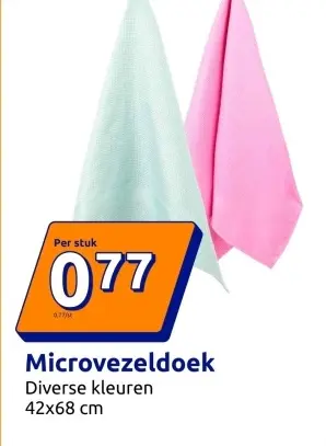 Promotie: Microvezeldoek