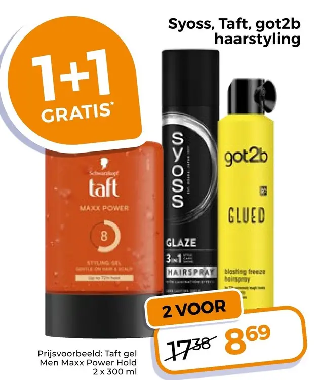 Aanbieding: Syoss, Taft, got2b haarstyling