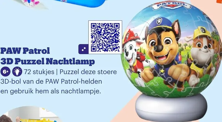 Promotie: 3D Puzzel Nachtlamp