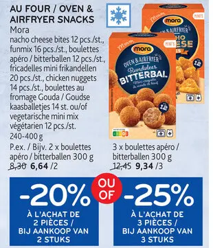 Offre: Au four / Oven & Airfryer snacks