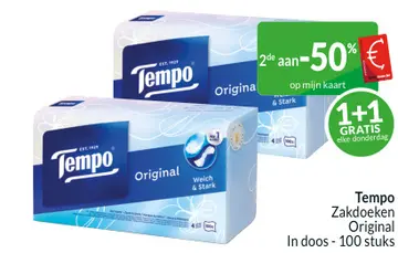 Aanbieding: Tempo Zakdoeken Original