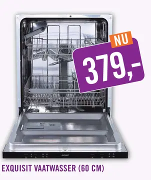 Aanbieding: Exquisit vaatwasser