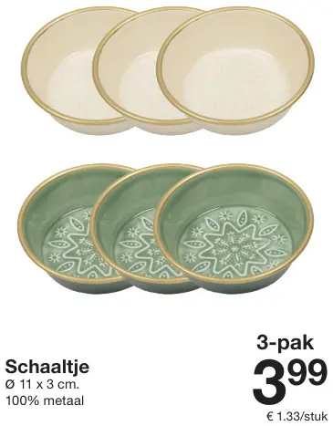 Promotie: Schaaltje