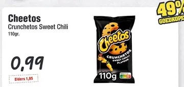 Aanbieding: Cheetos Crunchetos Sweet Chili