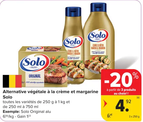 Offre: Alternative végétale à la crème et margarine