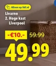 Aanbieding: Hoge kast Liverpool