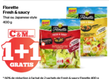 Offre: Florette Fresh & saucy