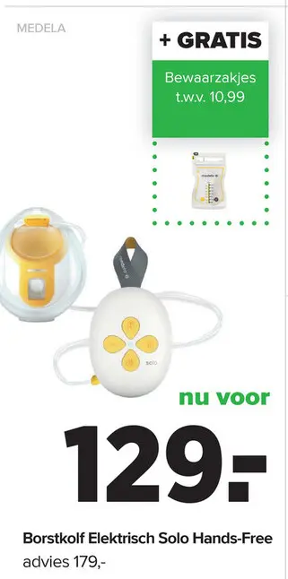 Aanbieding: Borstkolf Elektrisch Solo Hands-Free