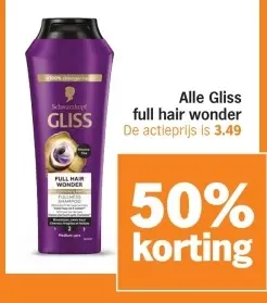 Aanbieding: Gliss full hair wonder