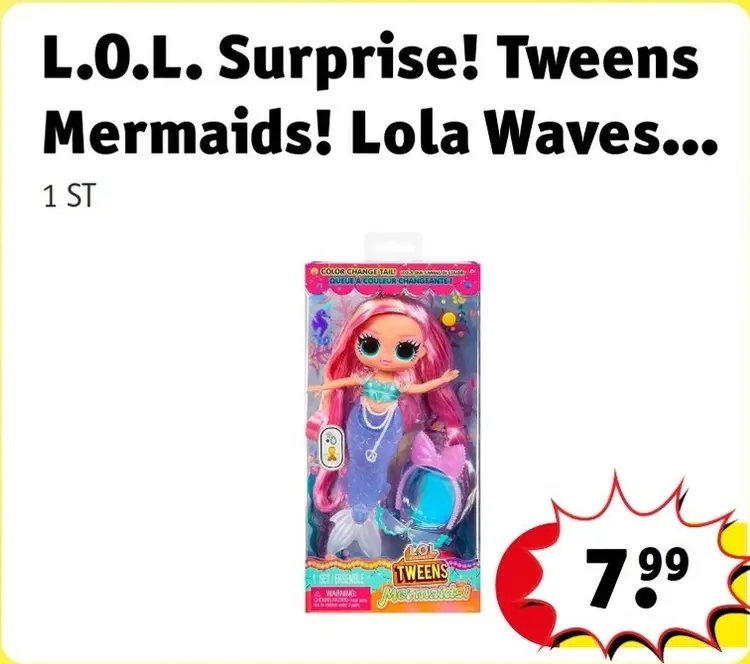 Aanbieding: Tweens Mermaids! Lola Waves