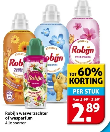Aanbieding: wasverzachter of wasparfum