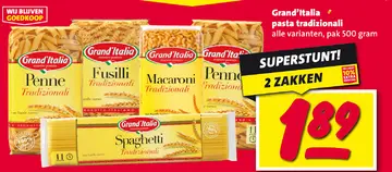 Aanbieding: Grand'Italia pasta tradizionali