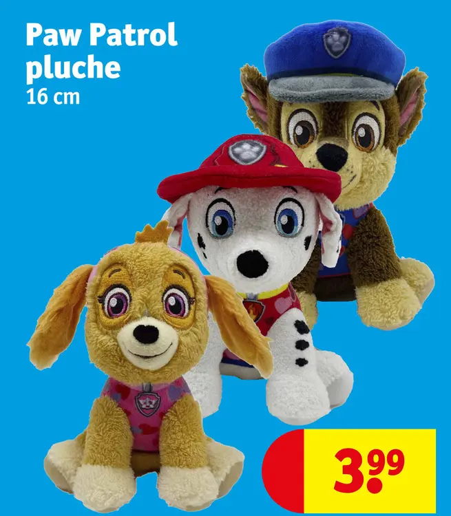 Aanbieding: Paw Patrol pluche