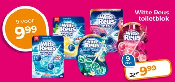 Aanbieding: Witte Reus toiletblok