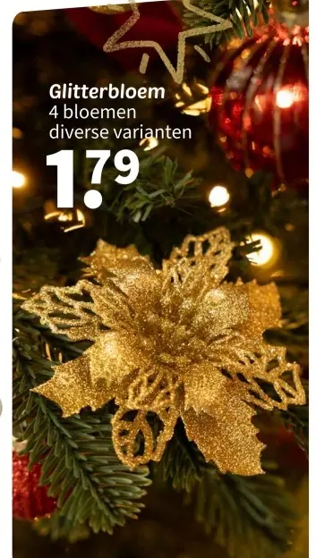 Aanbieding: Glitterbloem