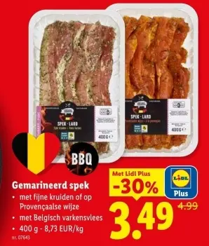 Promotie: Gemarineerd spek