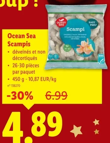Offre: Scampis