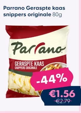 Aanbieding: Parrano Geraspte kaas snippers originale