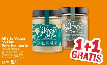 Aanbieding: So Vegan So Fine Boterhampasta