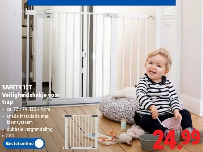 Promotie: Veiligheidshekje voor trap