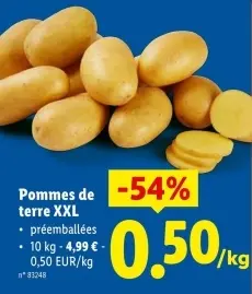 Offre: Pommes de terre XXL