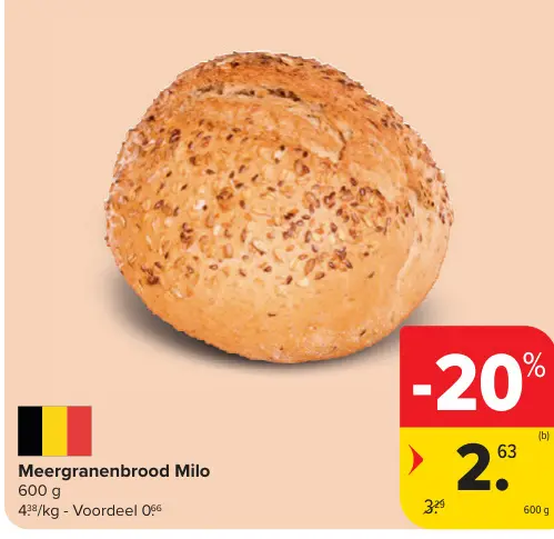 Aanbieding: Meergranenbrood Milo