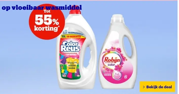 Aanbieding: vloeibaar wasmiddel