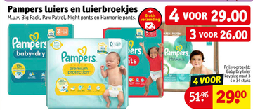 Aanbieding: Pampers luiers en luierbroekjes