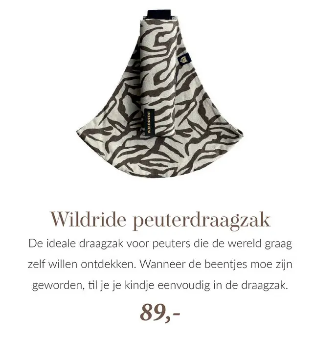 Aanbieding: Peuterdraagzak