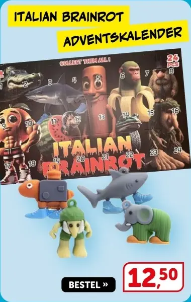 Aanbieding: Italian brainrot adventskalender