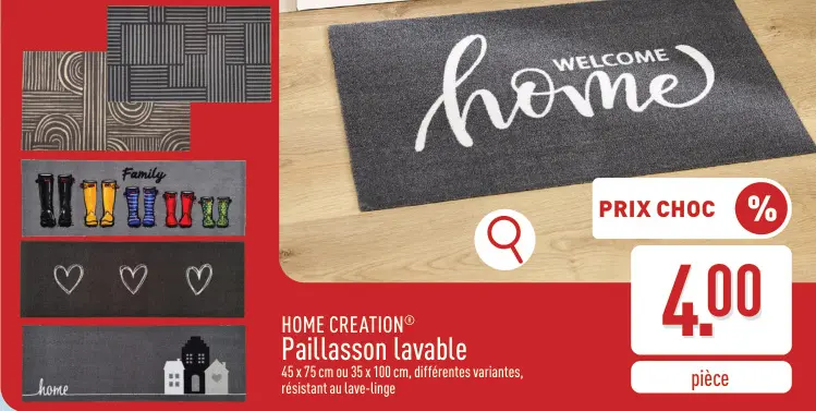 Offre: Paillasson lavable