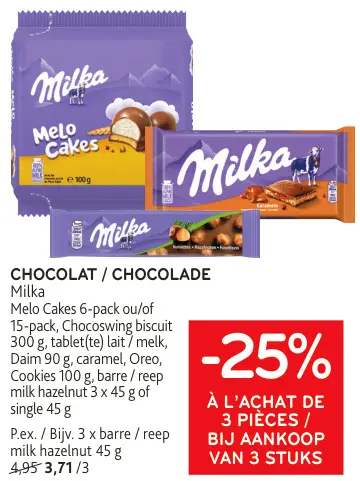 Offre: Chocolat