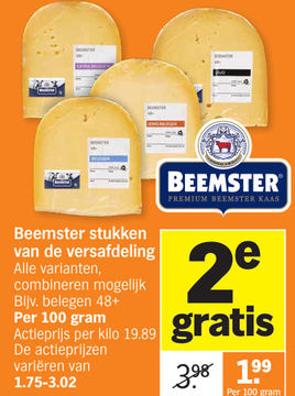 Aanbieding: Beemster stukken van de versafdeling