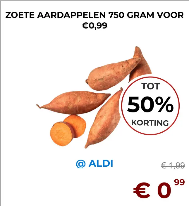 Aanbieding: Zoete aardappelen