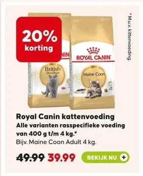 Aanbieding: Kattenvoeding 400 g t/m 4 kg