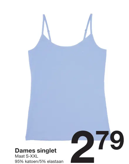 Promotie: Dames singlet