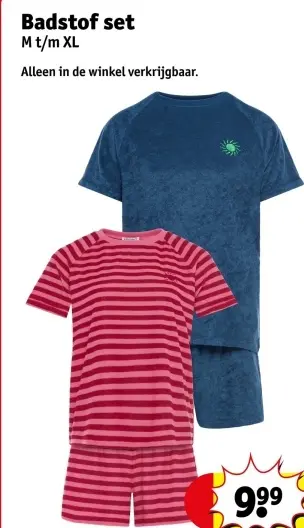Aanbieding: Badstof set