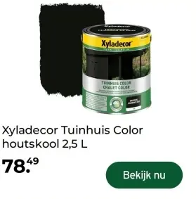 Aanbieding: Tuinhuis Color houtskool