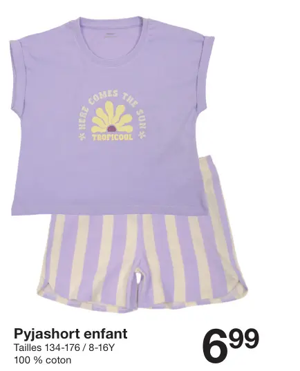 Offre: Pyjashort enfant