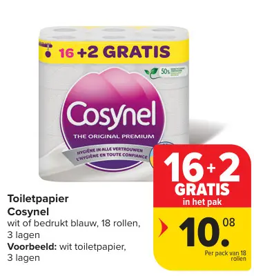 Promotie: Toiletpapier