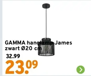 Aanbieding: Hanglamp James