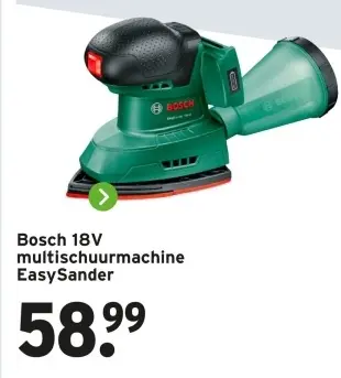 Aanbieding: Bosch 18V multischuurmachine EasySander