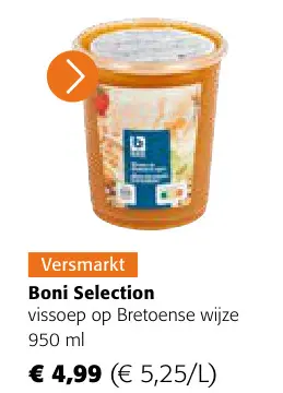 Aanbieding: vissoep op Bretoense wijze